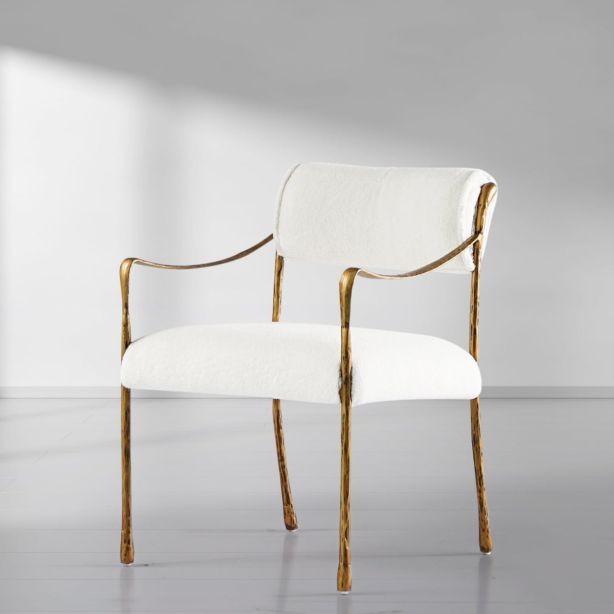 Aurelia Forge Retro Copper Iron Frame Dining Chair