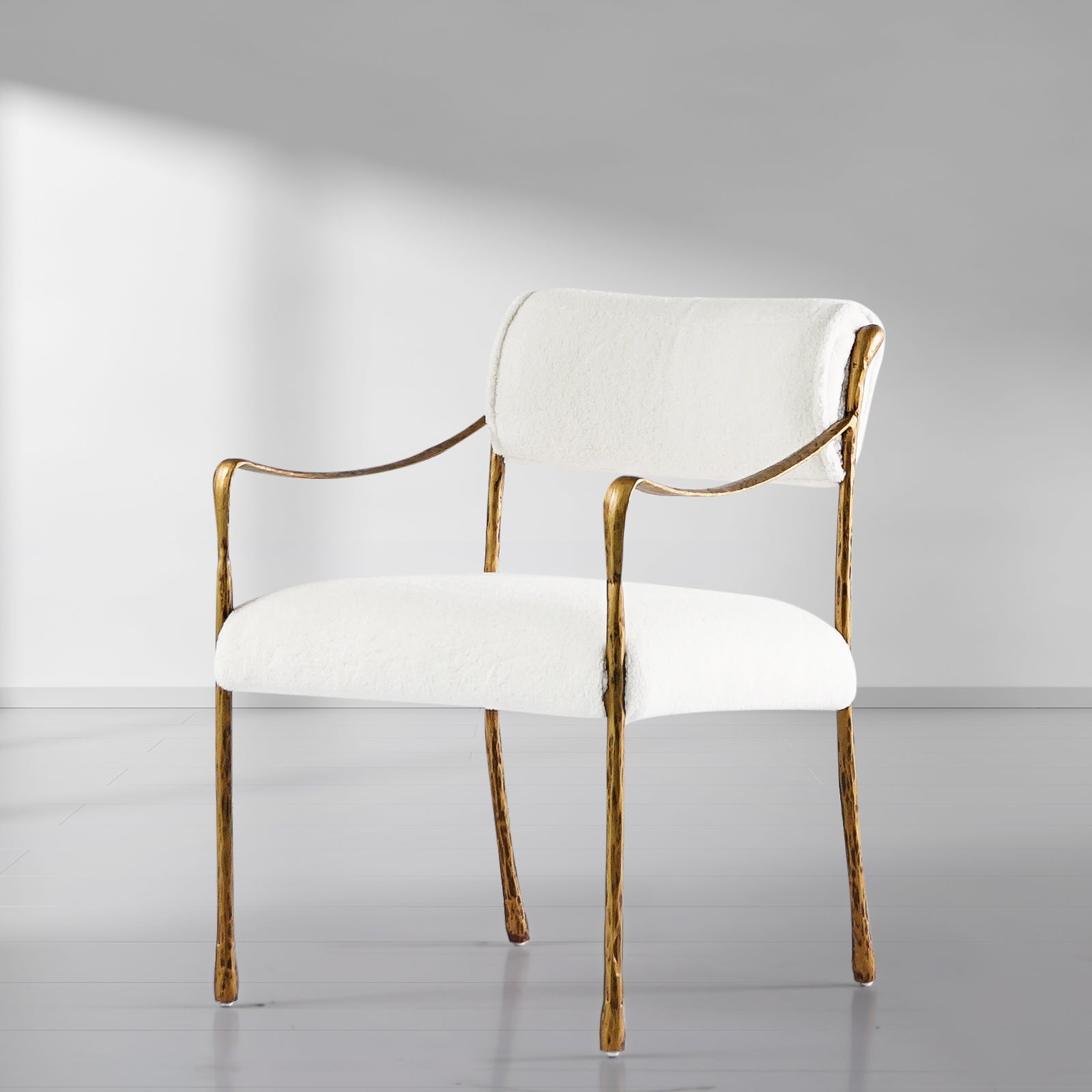 Aurelia Forge Retro Copper Iron Frame Dining Chair