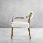 Aurelia Forge Retro Copper Iron Frame Dining Chair