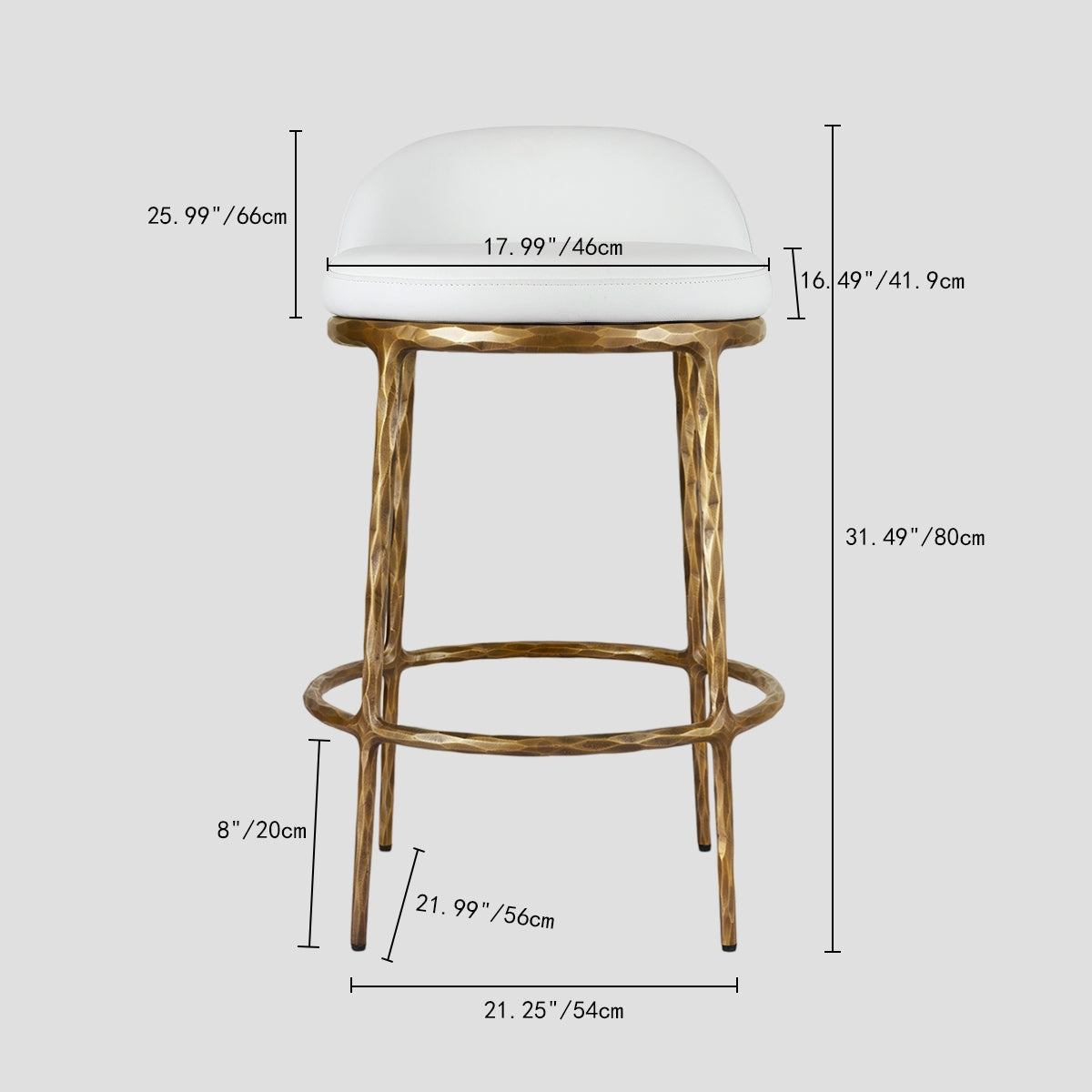 Aurelia Forge Bar Counter Stool