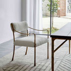 Aurelia Forge Retro Copper Iron Frame Dining Chair