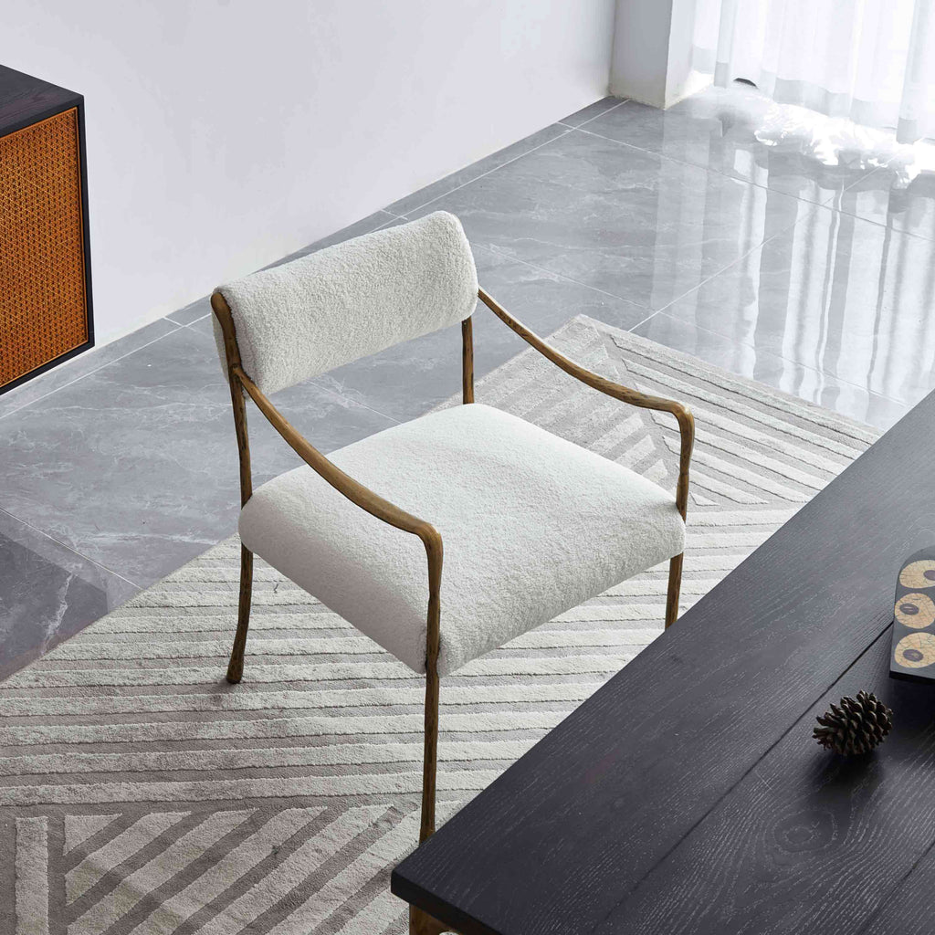 Aurelia Forge Retro Copper Iron Frame Dining Chair