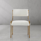 Aurelia Forge Retro Copper Iron Frame Armless Dining Chair