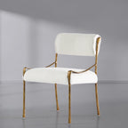 Aurelia Forge Retro Copper Iron Frame Armless Dining Chair