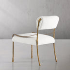 Aurelia Forge Retro Copper Iron Frame Armless Dining Chair