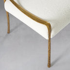 Aurelia Forge Retro Copper Iron Frame Armless Dining Chair