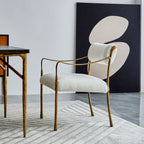 Aurelia Forge Retro Copper Iron Frame Dining Chair