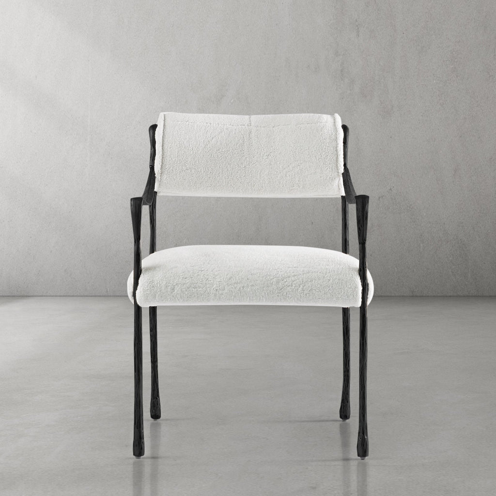 Aurelia Forge Retro Copper Iron Frame Dining Chair