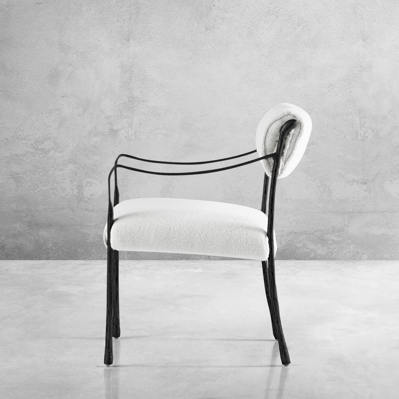 Aurelia Forge Retro Copper Iron Frame Dining Chair