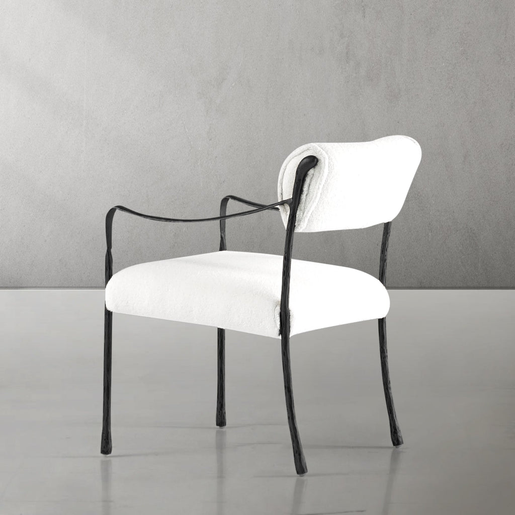 Aurelia Forge Retro Copper Iron Frame Dining Chair