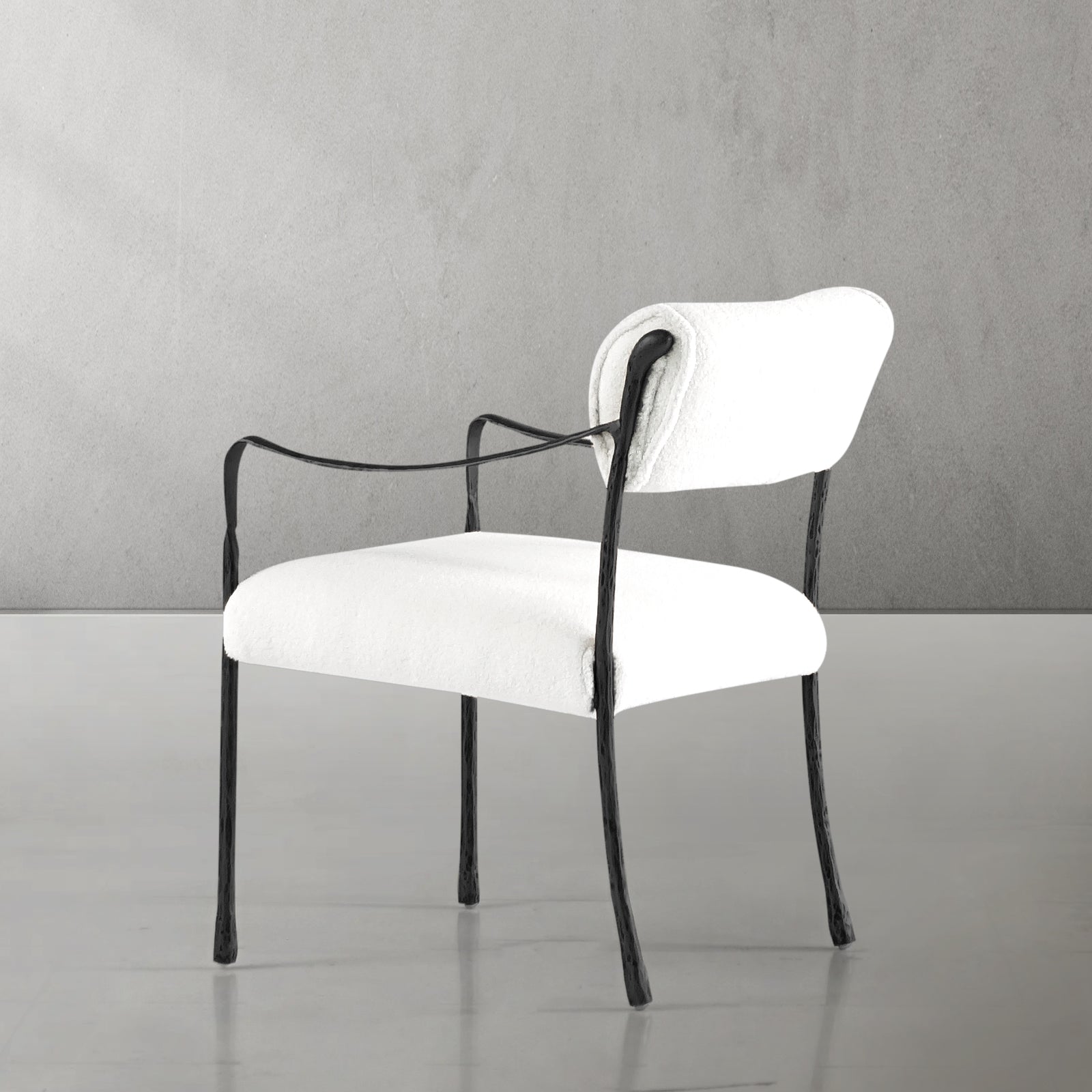 Aurelia Forge Retro Copper Iron Frame Dining Chair
