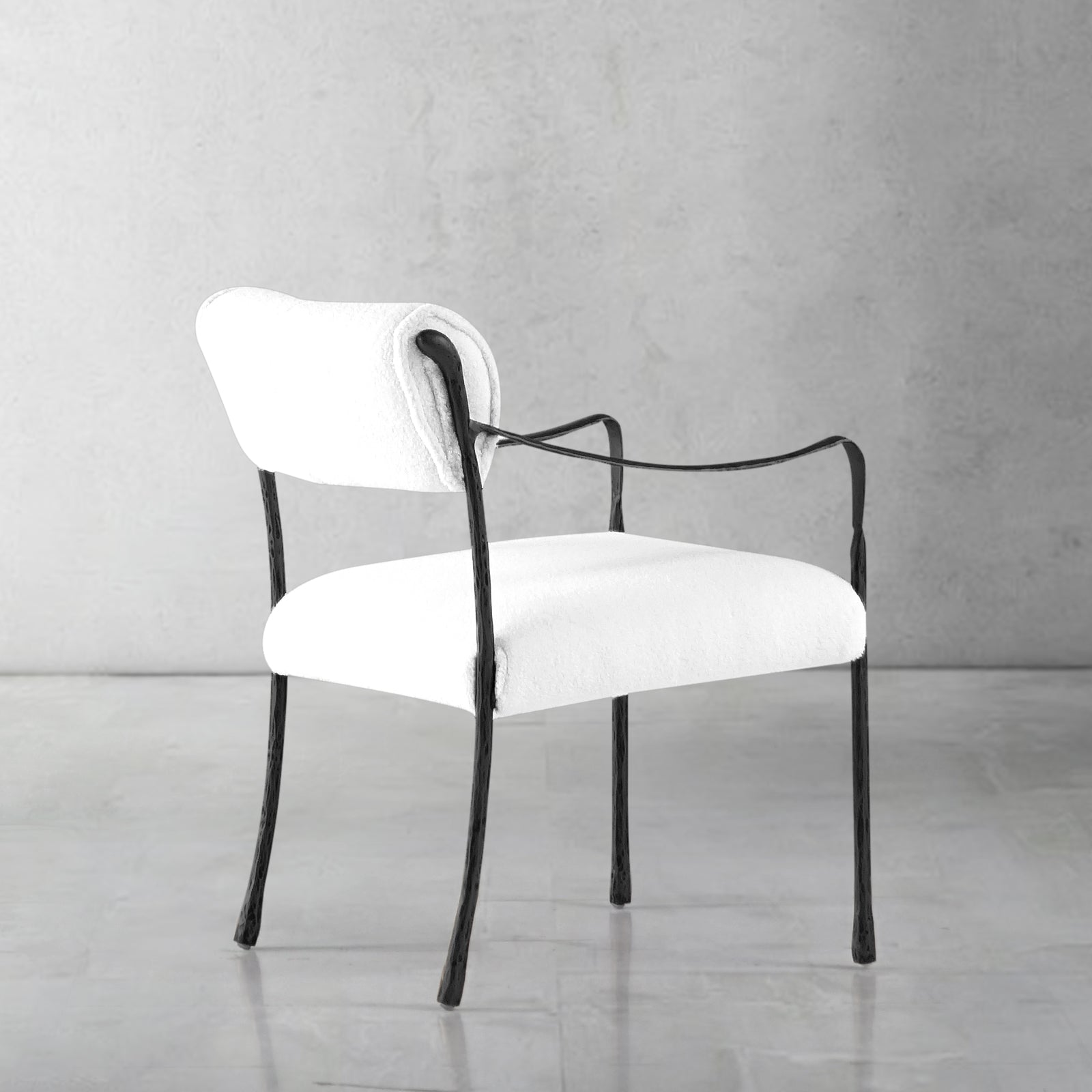 Aurelia Forge Retro Copper Iron Frame Dining Chair
