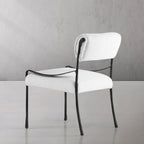 Aurelia Forge Retro Copper Iron Frame Armless Dining Chair