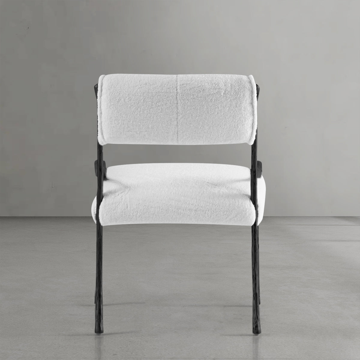 Aurelia Forge Retro Copper Iron Frame Armless Dining Chair