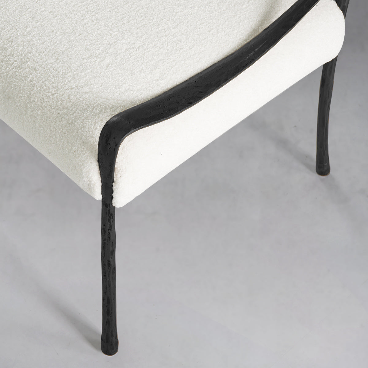 Aurelia Forge Retro Copper Iron Frame Armless Dining Chair
