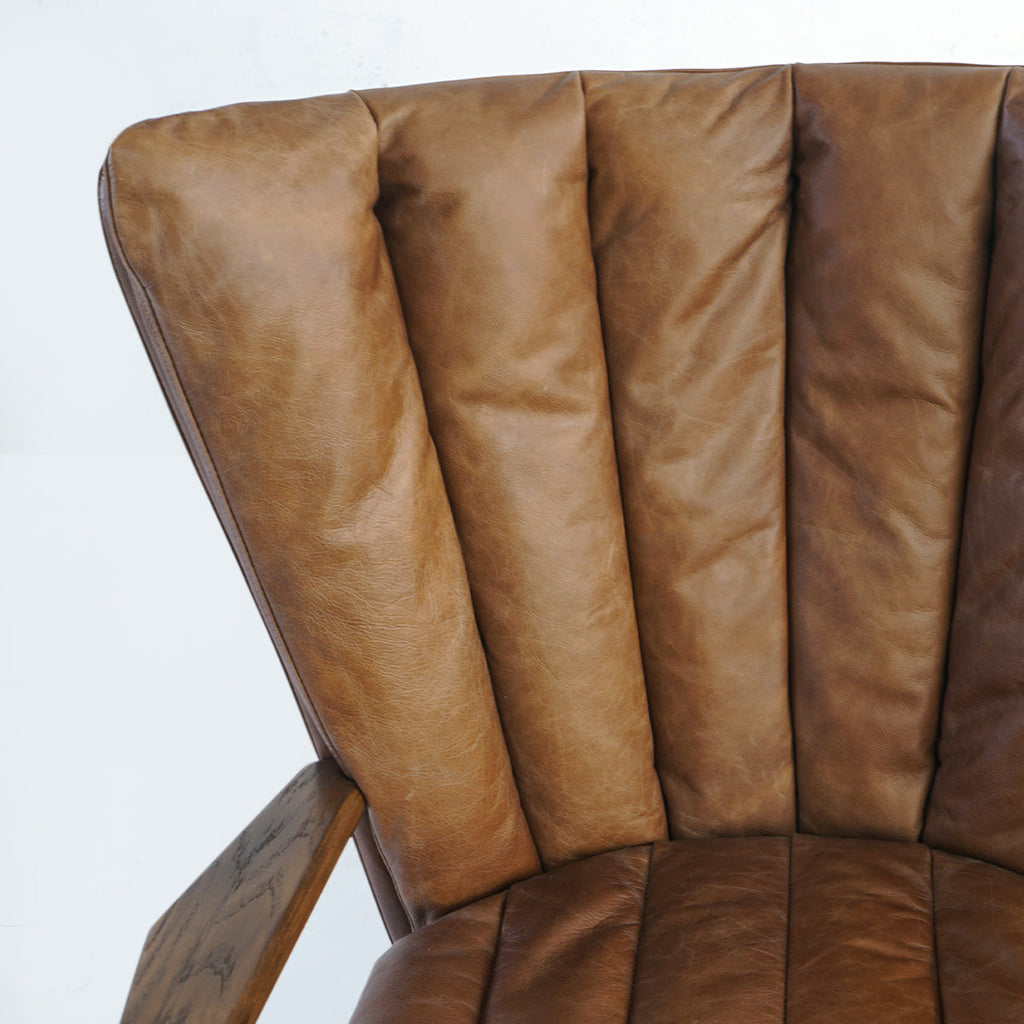 Aurelia Forge Leather Armchair Cigar Chair