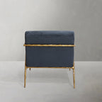 Aurelia Forge Retro Silver Iron Frame  Armchair