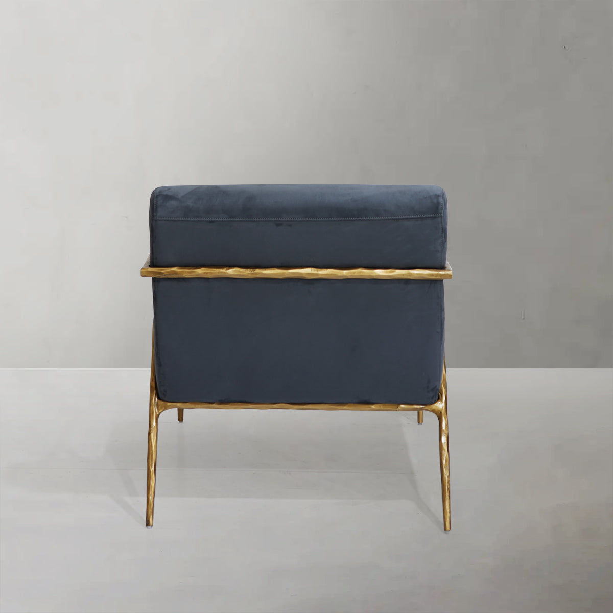 Aurelia Forge Retro Silver Iron Frame  Armchair