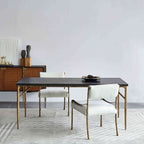 Aurelia Forge Retro Copper Iron Frame Armless Dining Chair