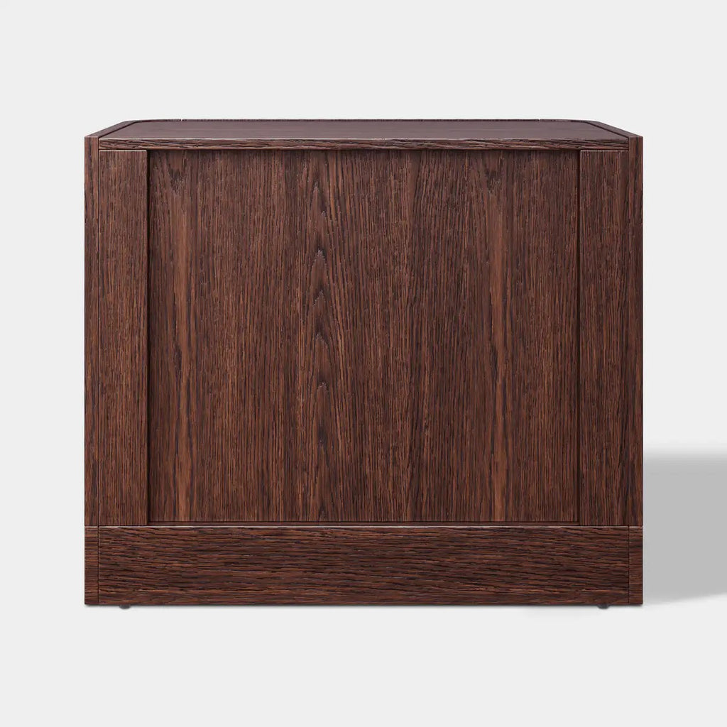 Altair Fluted Solid Oak Nightstand
