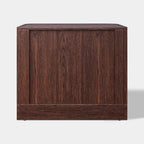 Altair Fluted Solid Oak Nightstand
