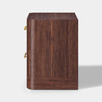 Altair Fluted Solid Oak Nightstand