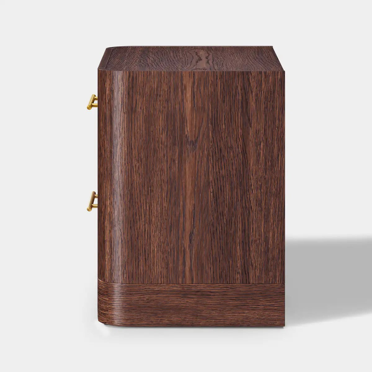 Altair Fluted Solid Oak Nightstand