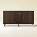 Aura Fluted Oak Stone Sideboard