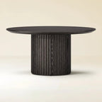 Aurelia Fluted Round Dining Table 60”W