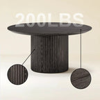 Aurelia Fluted Round Dining Table 60”W