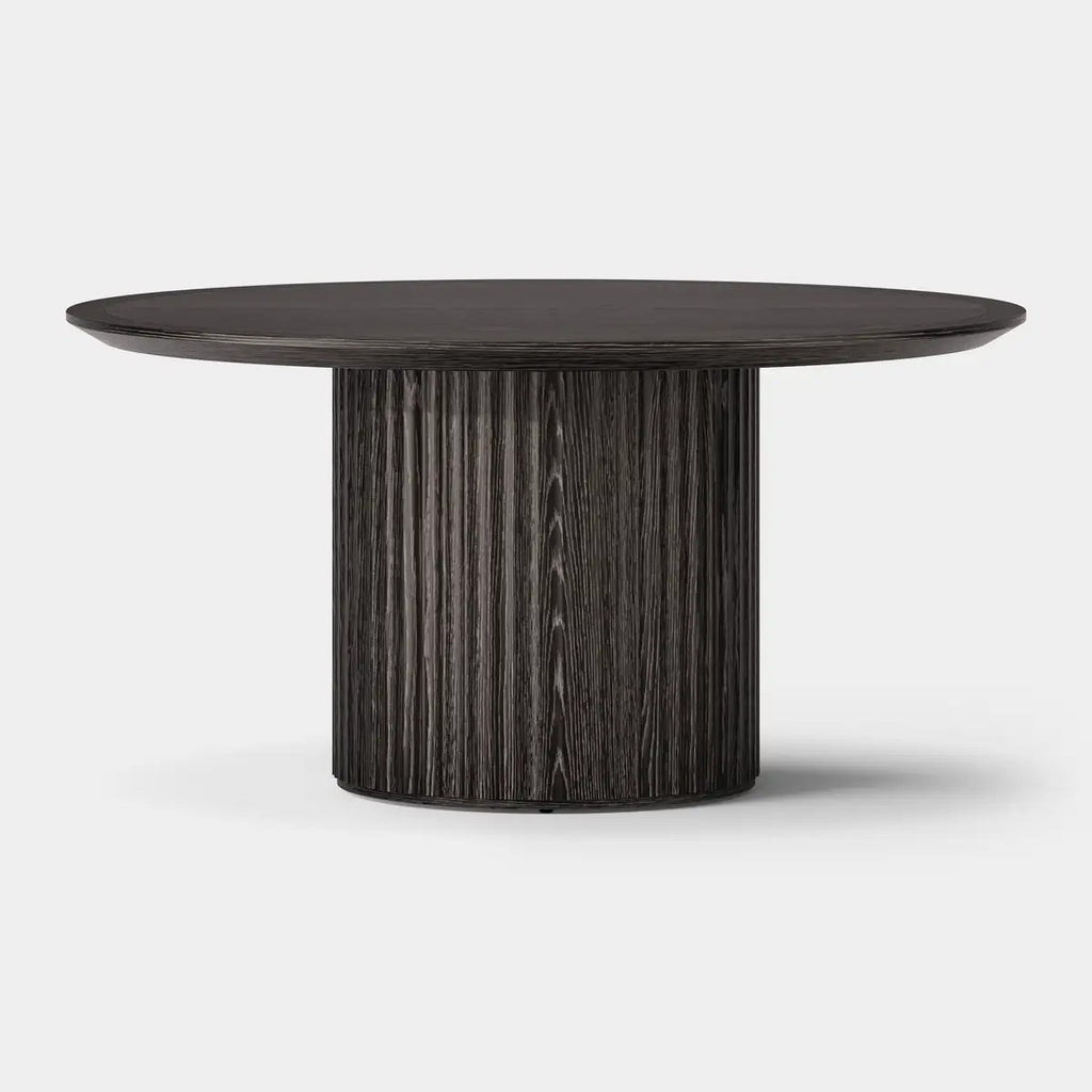 Aurelia Fluted Round Dining Table 60”W