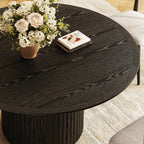 Aurelia Fluted Round Dining Table 60”W
