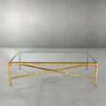 Aurelia Glass Top Rectangular Coffee Table