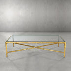 Aurelia Glass Top Rectangular Coffee Table