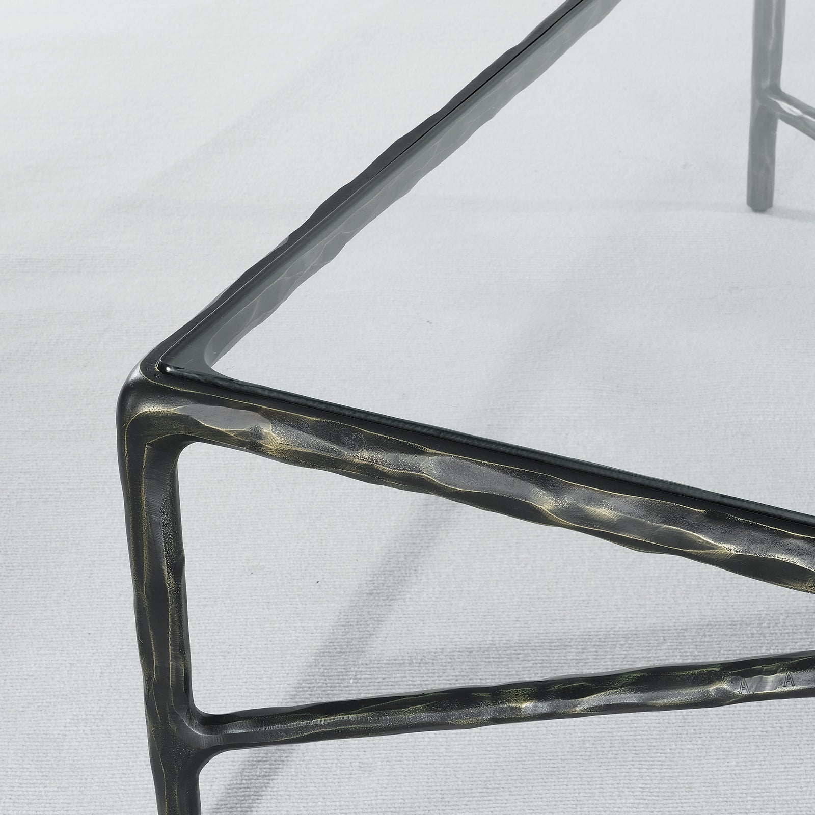 Aurelia Glass Top Rectangular Coffee Table