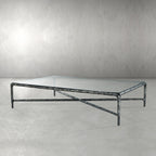Aurelia Glass Top Rectangular Coffee Table