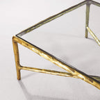 Aurelia Glass Top Rectangular Coffee Table