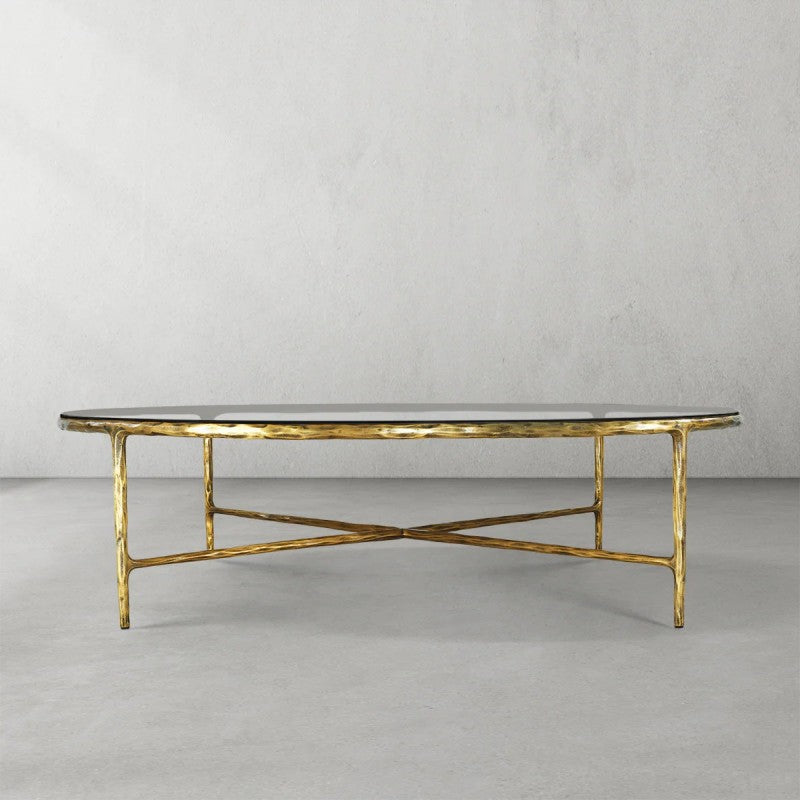 Aurelia Glass Round Coffee Table