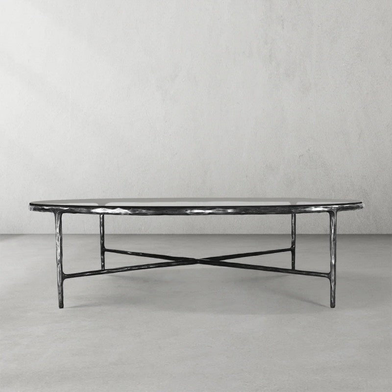 Aurelia Glass Round Coffee Table