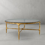 Aurelia Glass Round Coffee Table