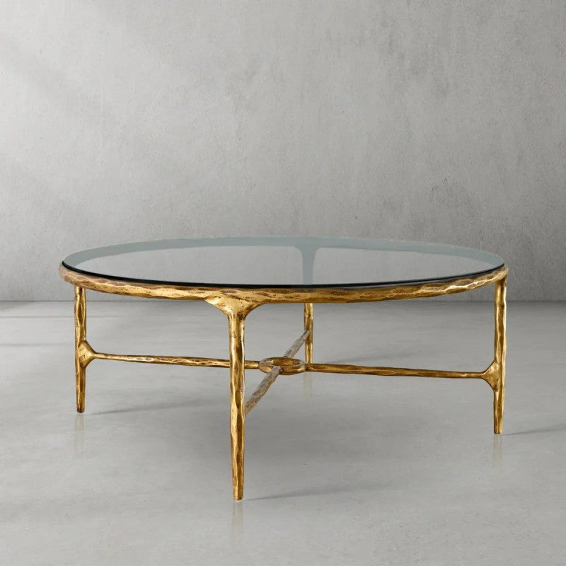 Aurelia Glass Round Coffee Table