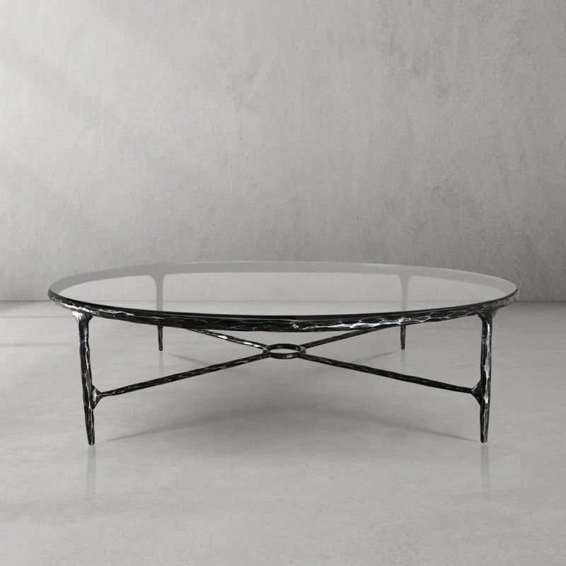 Aurelia Glass Round Coffee Table