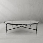 Aurelia Glass Round Coffee Table