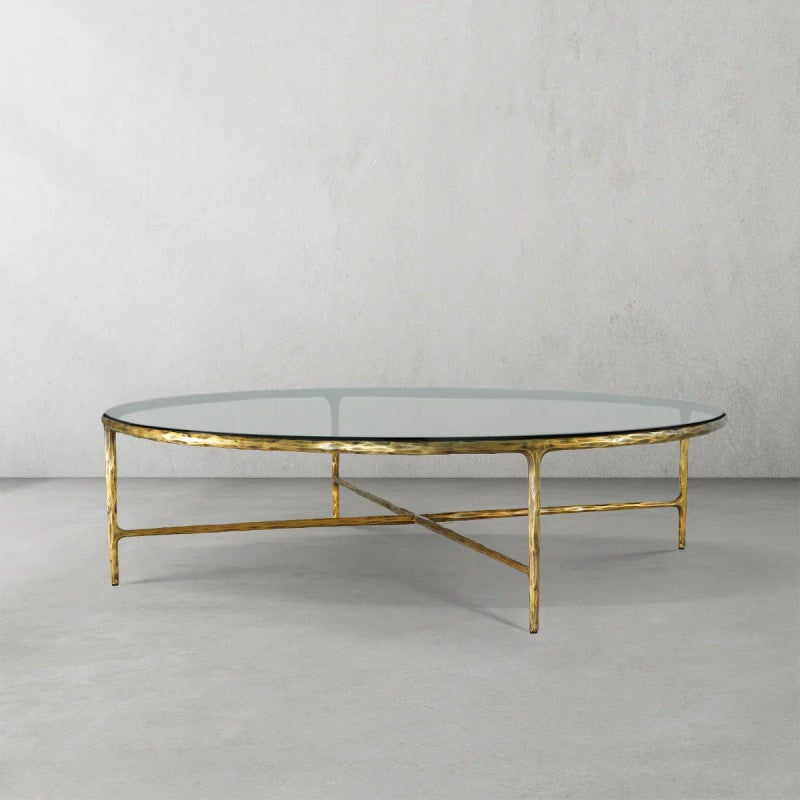 Aurelia Glass Round Coffee Table