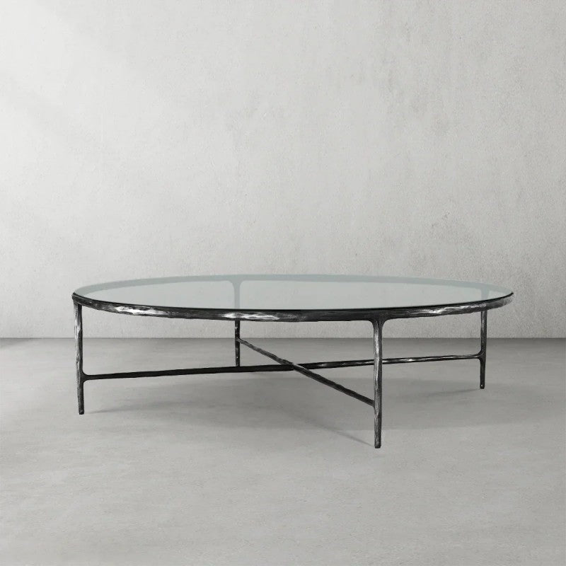 Aurelia Glass Round Coffee Table