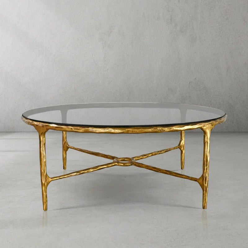 Aurelia Glass Round Coffee Table