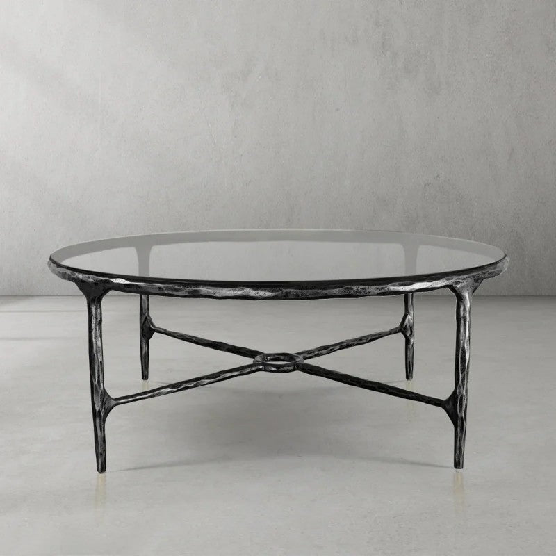 Aurelia Glass Round Coffee Table