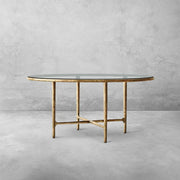 Aurelia Glass Round Dining Table