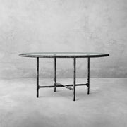 Aurelia Glass Round Dining Table