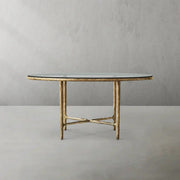 Aurelia Glass Round Dining Table